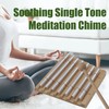 Soundspire 7-Tone Meditation Chime with Black Mallet, Solid Wood Percussion
