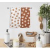 NOQL Orange Dish Towels and Hand Towels Set of 2,