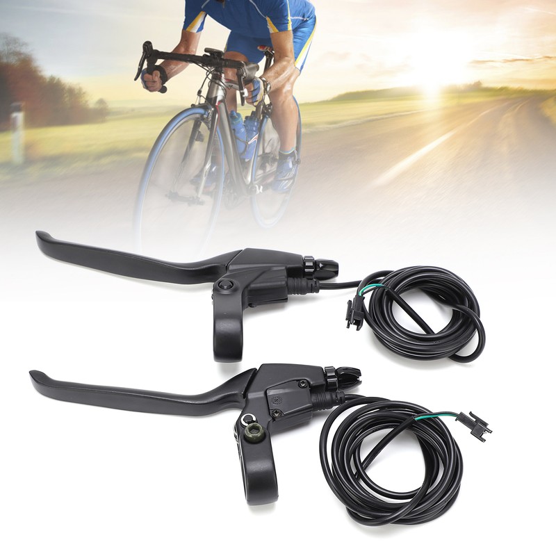 2 PCS Electric Bike Brake Handle Aluminum Alloy Mountain Bicycle