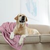 sourcing map Flannel Fleece Bed Blankets, Soft Warm Microfiber Blanket,