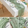 Table Runner, 90 x 300 cm, Cheesecloth Table Runner, Long