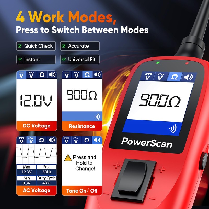 2025 Autel PowerScan PS100 Power Circuit Probe Kit, 12V 24V