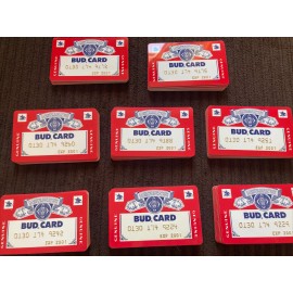 Budweiser 1-Vtg Budweiser Anheuser Busch Bud Card Credit Card/ Connoisseur Card