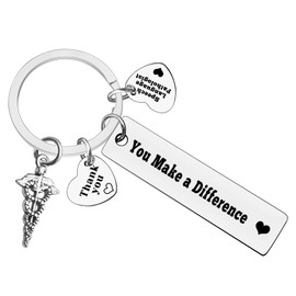 Ximalun Speech Language Pathologist Gifts SLP Keyring Speech Therapist Appreciation Gifts Speech Teacher Gift Speech Therapy Gift Christmas Birthday Leaving Retirement Thank You Gift for SLP