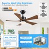 42 inch Ceiling Fans with Lights, Modern Ceiling Fan with