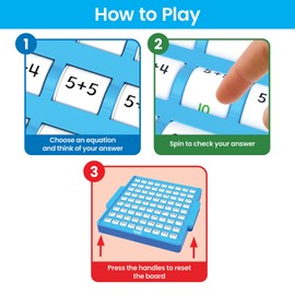hand2mind Addition Practice Board, Math Facts Games, Number Games, Math Manipulatives Kindergarten, Educational Toys, Kids Learning Toys, Math Centers for Classroom, Preschool Learning Activities