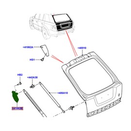 Car Right Tailgate Power Strut Mount LR095810 Replacement for Sport 2010 2013
