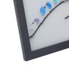 Sea Glass Birds Photo Frame 12 Birds Unique Wooden Frame