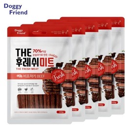 THE Fresh Meat Beef 100g / THE 후레쉬미트 비프 100g x5강아지육포반려견육포강아지간식반려견간식노령견간식훈련용간식강아지