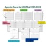 Agenda Docente Color Neutro Maestro 2025-2026 Personalizada