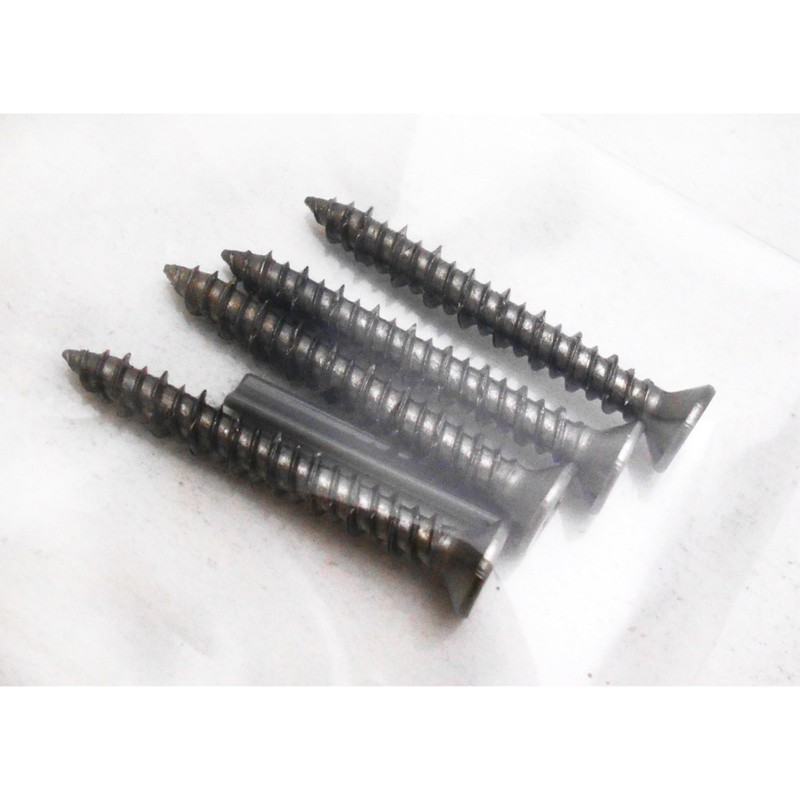 Waki Sangyo WF-313 ST No-Plug Screws, Silver, Plate, 0.1 x