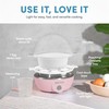 AROMA® Overly Easy Egg Cooker, Steamer, and Electric Egg Poacher