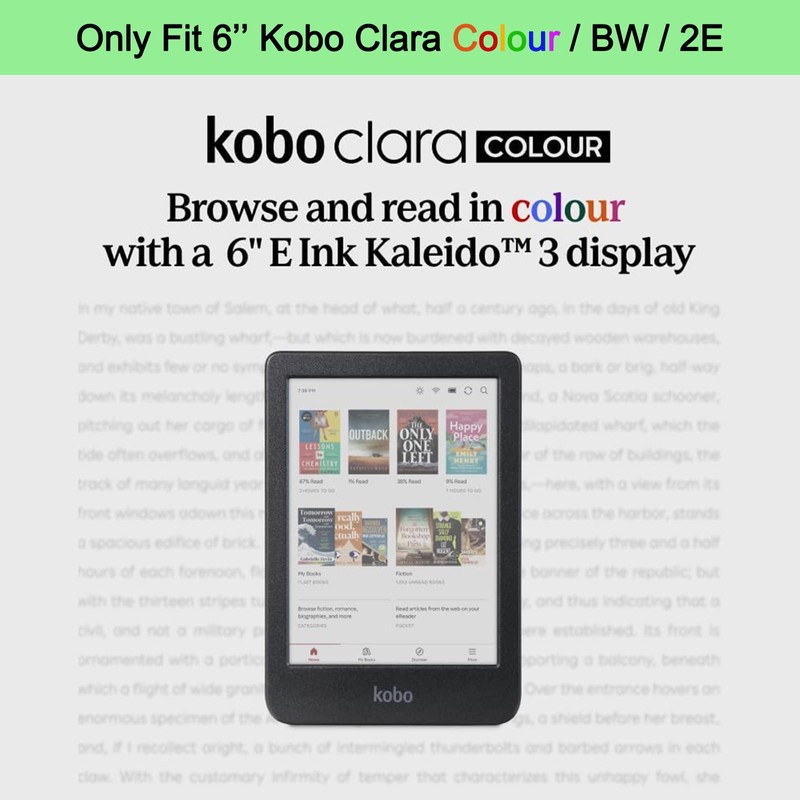 Caweet Case for Kobo Clara Colour/Kobo Clara BW 6 Inch