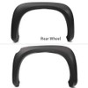PIT66 Fender Flares, Compatible With 2005-2011 Dodge Dakota Crew Cab