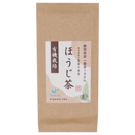Organic Hojicha, Organic Shizuoka Tea, No Pesticides, No Chemical Fertilizers, First Picking, 100% Bancha, Tea Leaves, Special Tea, Hojicha, 3.5 oz (100 g) (1 Bag)