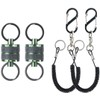 Maxcatch Magnetic Fly Fishing Net Release Holder with Carabiner Clip