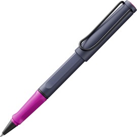 Lamy Safari Pink Cliff Rollerball Pen - Timeless Classic Pen with Ergonomic Grip & Line Width M - Robust ASA Plastic Housing - with M 63 Rollerball Refill in Black