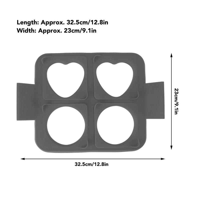 Silicone Omelette Mould Prevents Stick Removable High Temperature Resistance Safe
