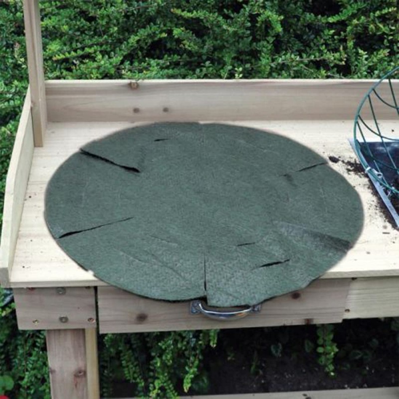 Karrma Ltd Jute Hanging Basket Liner - Green (14-Inch x