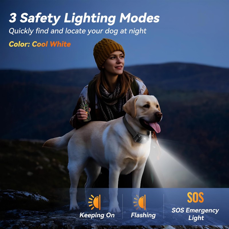 Dog Shock Collar 2 Dogs (15-120Lbs) - 5280FT Dog Training