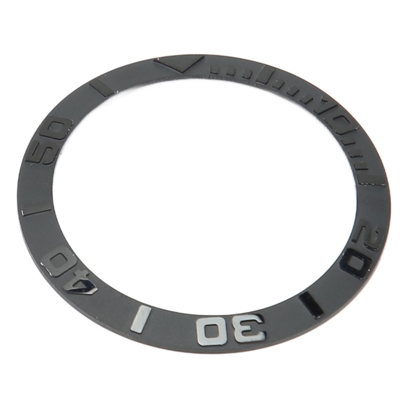 Watch Bezel Insert 38mm Ceramic Embossed Digit Watch Bezel Ring