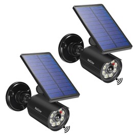 WaitScher Solar Motion Lights Outdoor Waterproof 3600mAh Solar Security Light for Outside Garden Driveway Path Deck Landscape Yard(2pack)