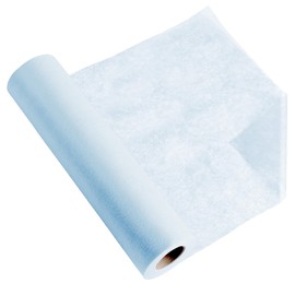 Longing Home Table Runner, 0.3 x 50 m, Light Blue, Disposable Non-Woven Fabric-Like Tablecloth Roll, Wedding, Birthday, Party, Decoration