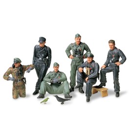 Tamiya 300035201 - Set Statuette Soldati Tedeschi della seconda Guerra Mondiale, Scala: 1:35, 6 pz.