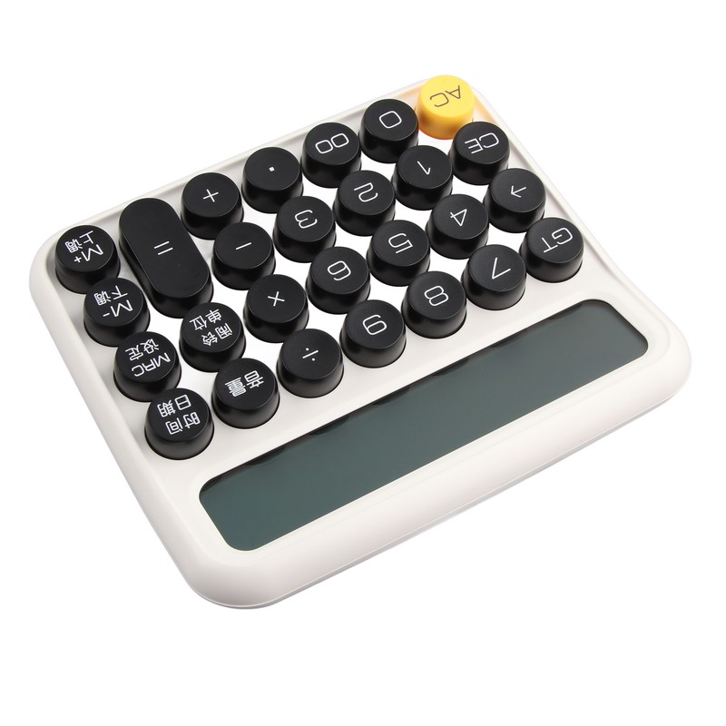 12 Digit Calculator Large LCD Display Big Button Standard Mechanical