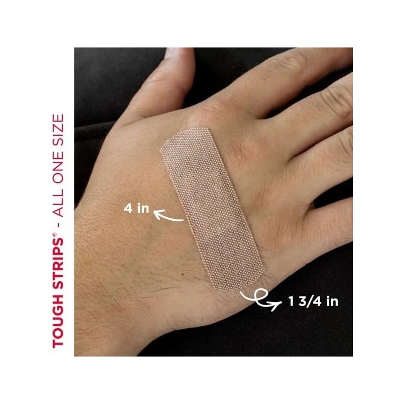 Band-Aid TOUGH-STRIPS 5X Stronger Bandages All One Size 20 CT