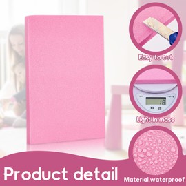 Frienda 12 Pcs Insulation Foam Board Bulk XPS Foam Sheet Insulation Panel for DIY Crafts Sculpture Modeling Floral Arrangements School Home Office Art(15" X 7.5" X 1/2",Pink)