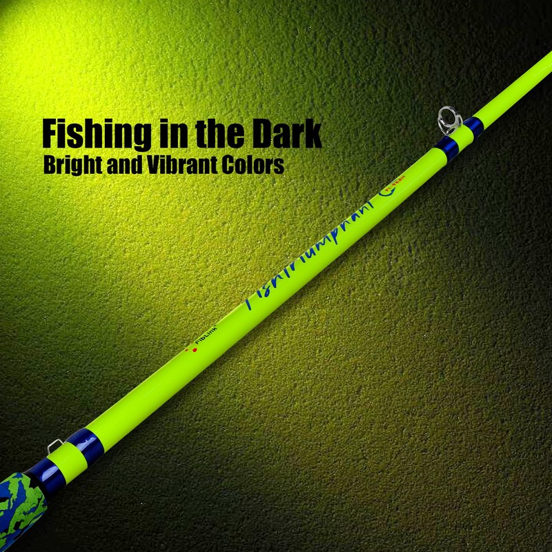 Fiblink Catfish Fishing Rods, 1 Piece/2 Piece Catfishing Pole, Medium