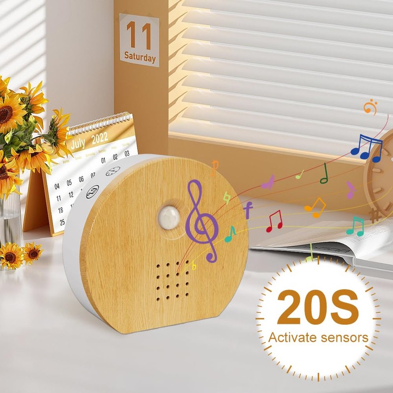 Afenau Bird Chirping Box, Motion Sensor Box, Wall Mounted Bird