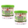 Jaloma Kiuts Cotton Swabs, Biodegradable, for Hygiene and Beauty, 2Pack,