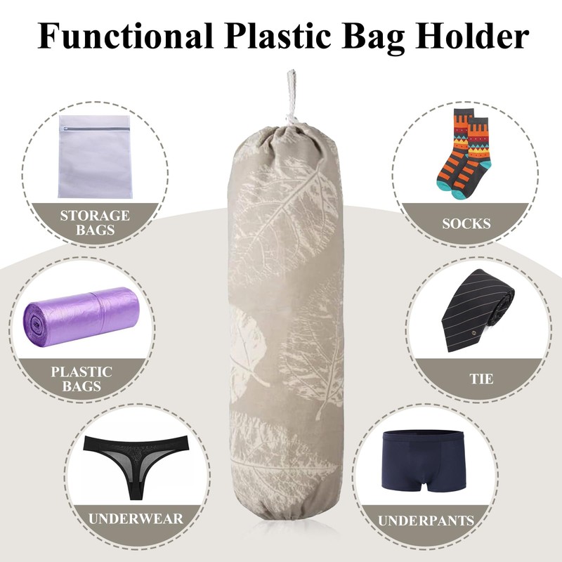 TOGETRUE Plastic Bag Holder, Wall Mount Plastic Bag Organizer Dispenser,