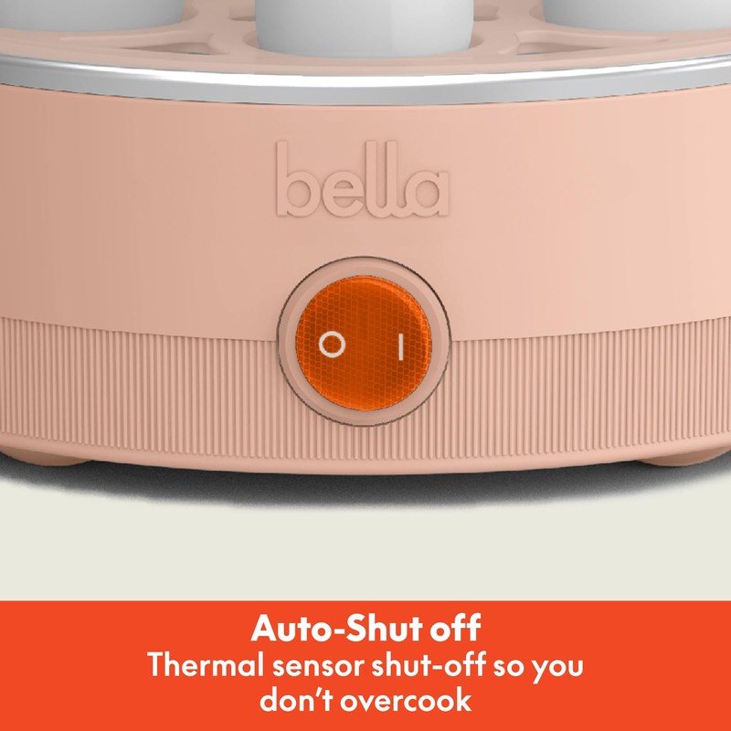 bella Electric Egg Cooker, 14 Eggs Capacity Tray, Double Stack,