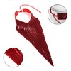 Ever Faith Rhinestone Statement Necklace for Women, Tassel Bib Choker