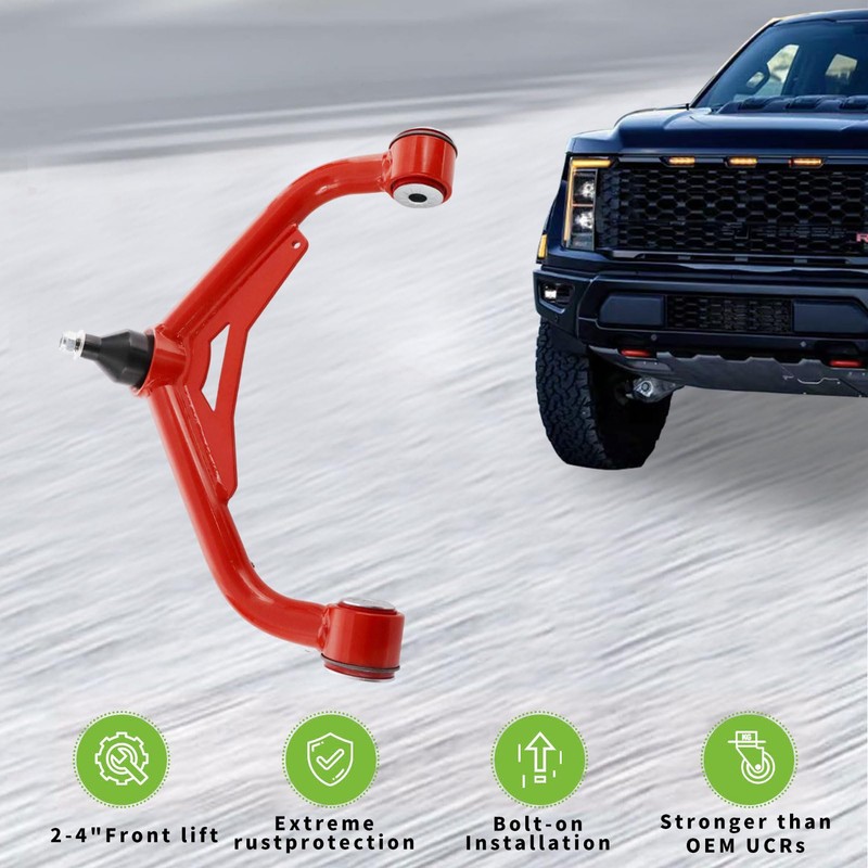 FUTAINEW 2-4" Front Upper Control Arms For 2000-2010 Silverado GMC