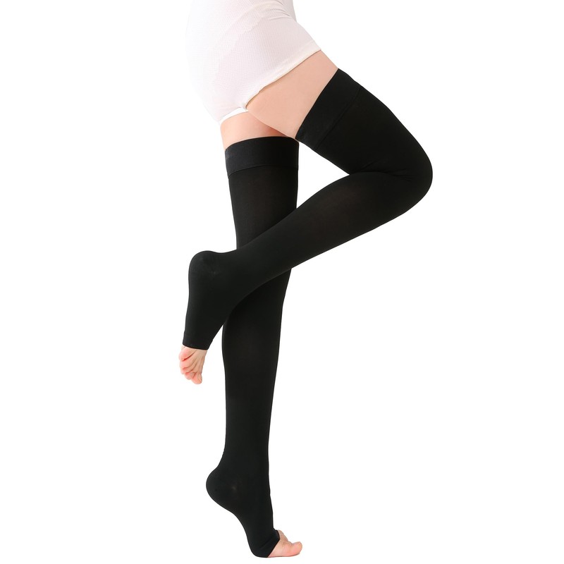 TOFLY® Thigh High Compression Stockings for Women & Men (Pair),