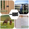 Double Side Gate Latch, Heavy Duty Left Swinging Door Latch