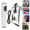 Cordless Air Pump Portable Multifunctional Rechargeable Digital Display Lighting InflatorSilver