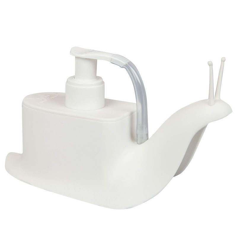QUALY ESCAR Soap Dispenser Bowl for the Bathroom as Snail