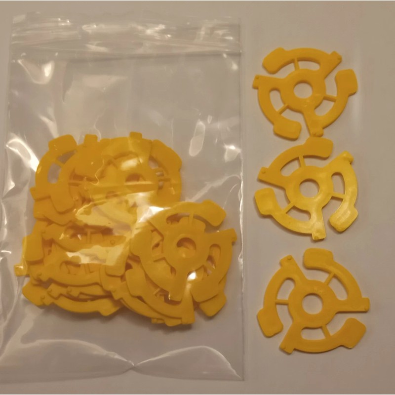 Square Deal Package of 50 Yellow 45 rpm 7" Record