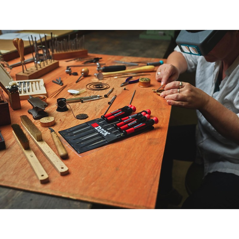 F. DICK Key File Set 6 Pieces (100 mm, Files