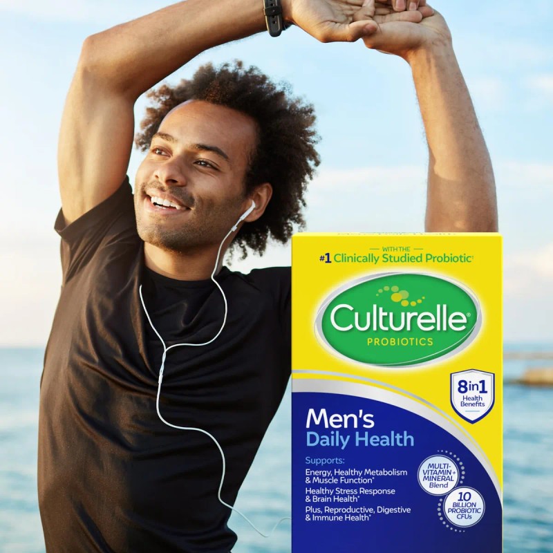 Culturelle Probiótico Y Multivitamínico 8 En 1 Hombres