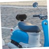 GLEAVI Motorbike Detachable Backrest Pad Scooter Passenger Seat Support Easy