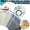 20 Pcs Honoson Sanding Sticks for Plastic Models Polishing Sticks