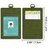 Wisdompro Vertical ID Card Holder, Name Holder, ID Card Case,