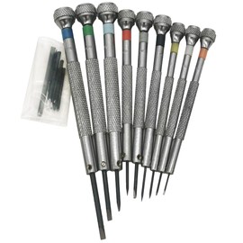 Masar Screwdriver for Watch - Screwdriver for the Watch, Bracelet, Watch Screwdriver Set - 9 Pieces