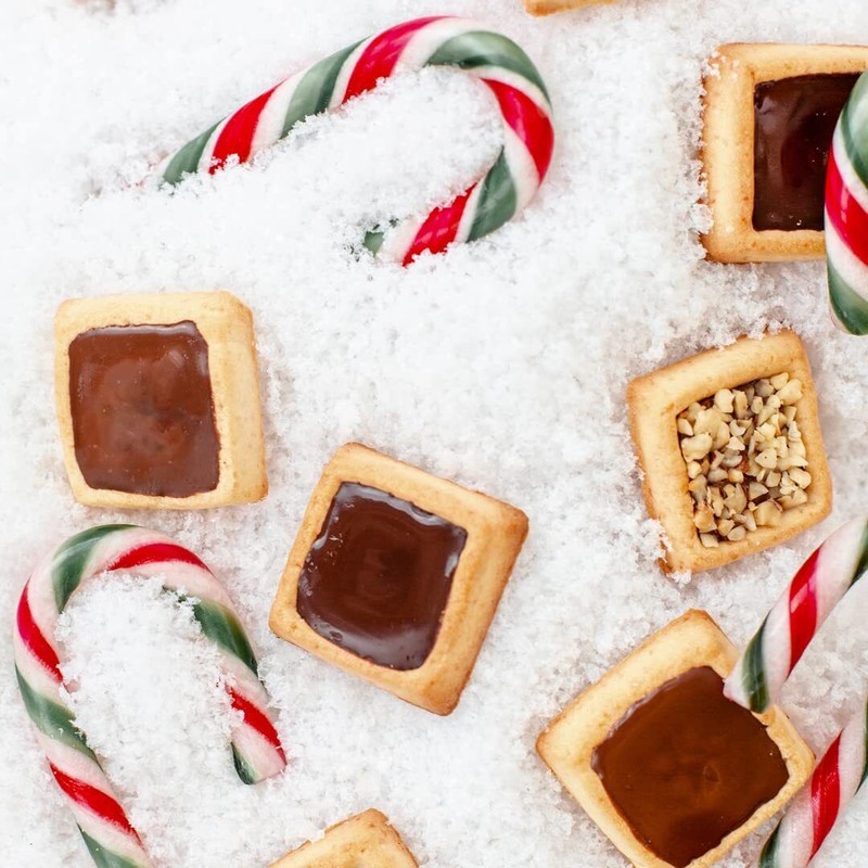 Michel Et Augustin Cookie Dark Chocolate Sea Salt Shortbread Squares